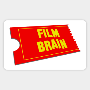 Film Brain Ticket Magnet